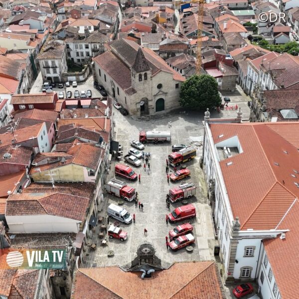 Chaves assinala Dia do Bombeiro com simulacro de incêndio urbano e assinatura de protocolos