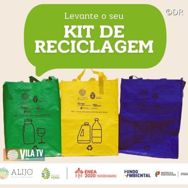 Câmara de Alijó disponibiliza kit de reciclagem gratuito para separação correta dos resíduos