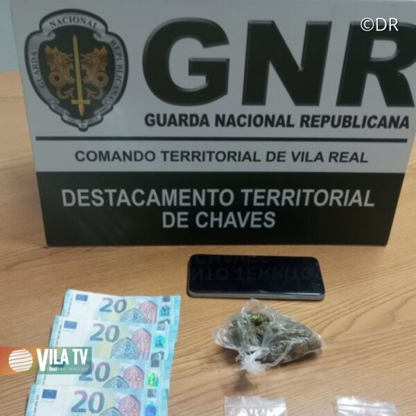 Homem é detido em Chaves com cocaína, canábis e haxixe