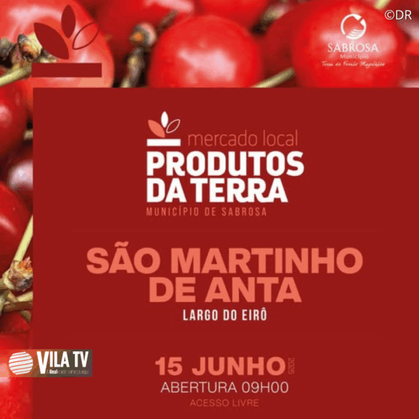 Mercado Local de Produtos da Terra acontece em Sabrosa no domingo