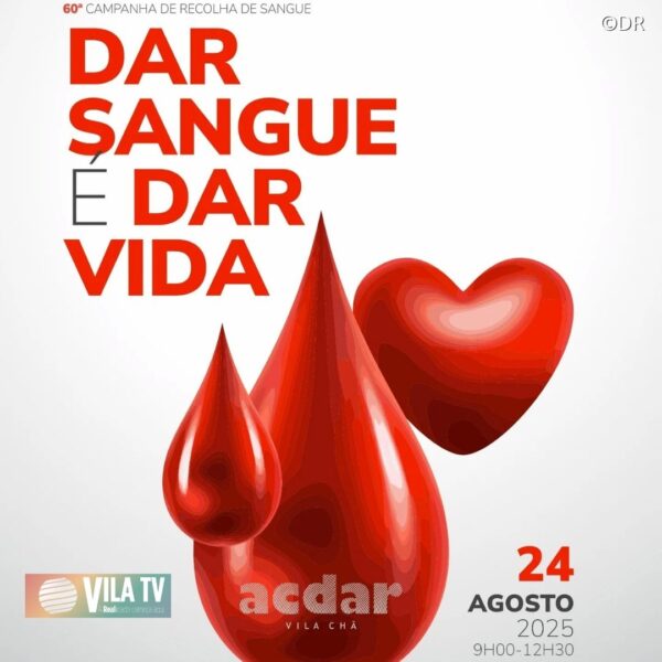 Campanha de Recolha de Sangue mobiliza população em Vila Pouca de Aguiar no domingo
