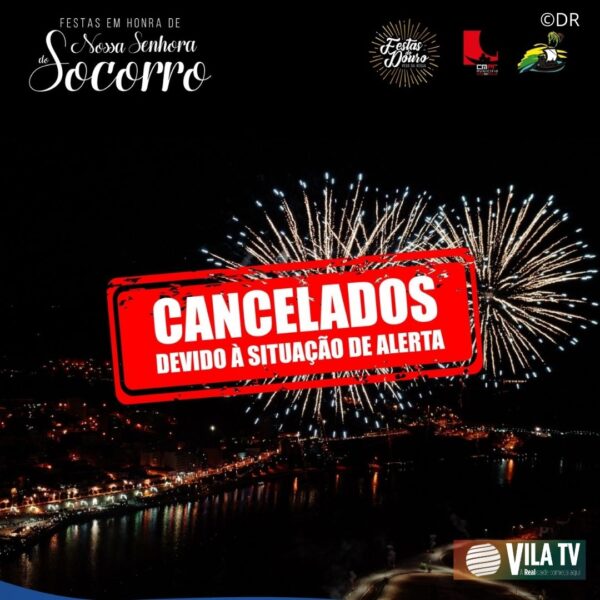 Estado de alerta faz com que Arraial do Peso e Arraial do Rio sejam cancelados