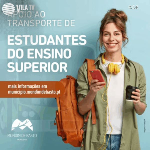 Alunos do Ensino Superior podem usufruir de apoio nos transportes em Mondim de Basto