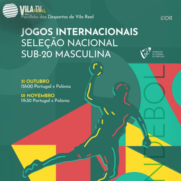 Seleções Sub-20de Andebol de Portugal e Polónia defrontam-se em Vila Real