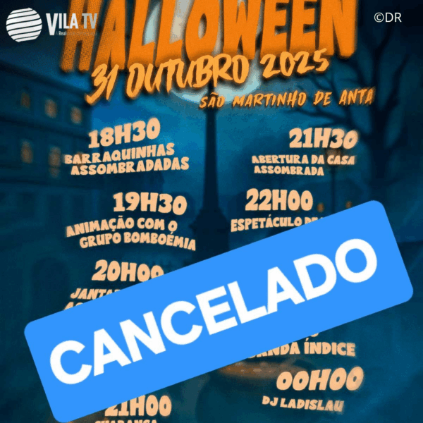 Evento de Halloween em São Martinho de Anta cancelado devido ao mau tempo