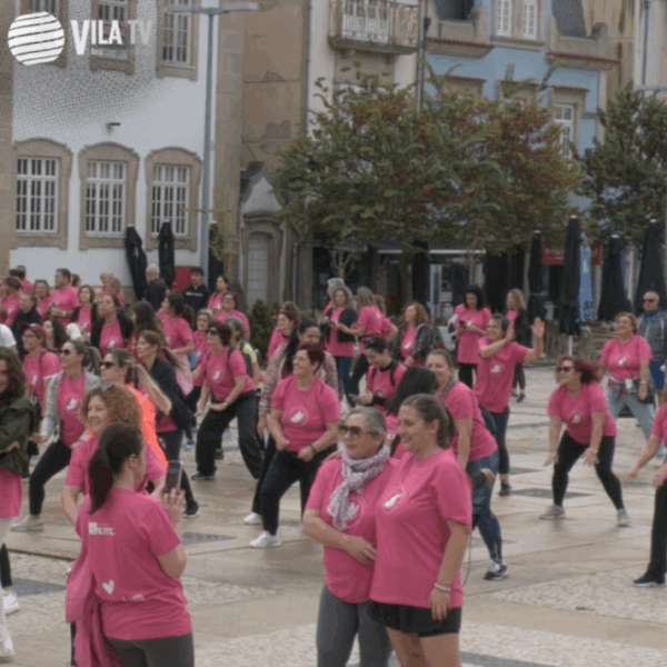 📽️Repórter Vila TV | Caminhada de Sensibilização do cancro de mama movimenta centro de Chaves
