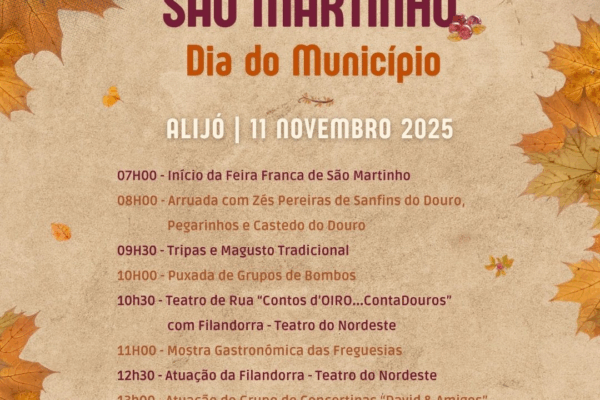 Alijó celebra o Dia do Município com tradição, gastronomia e cultura popular