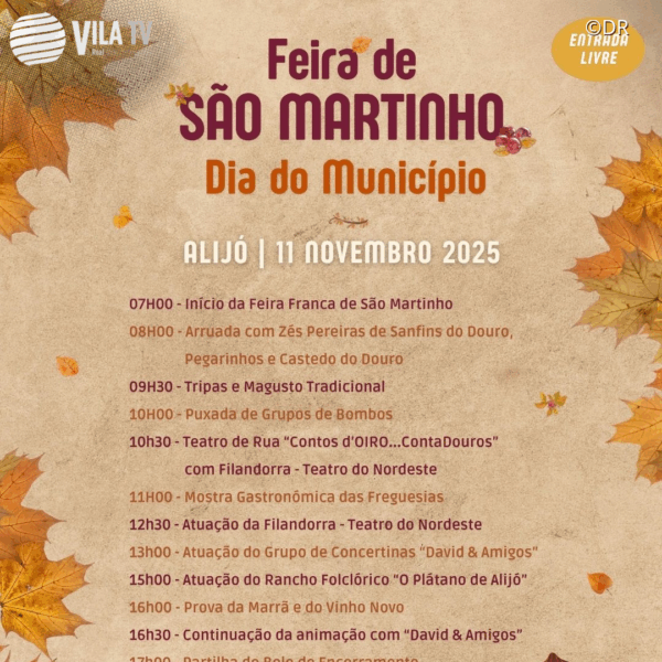 Alijó celebra o Dia do Município com tradição, gastronomia e cultura popular