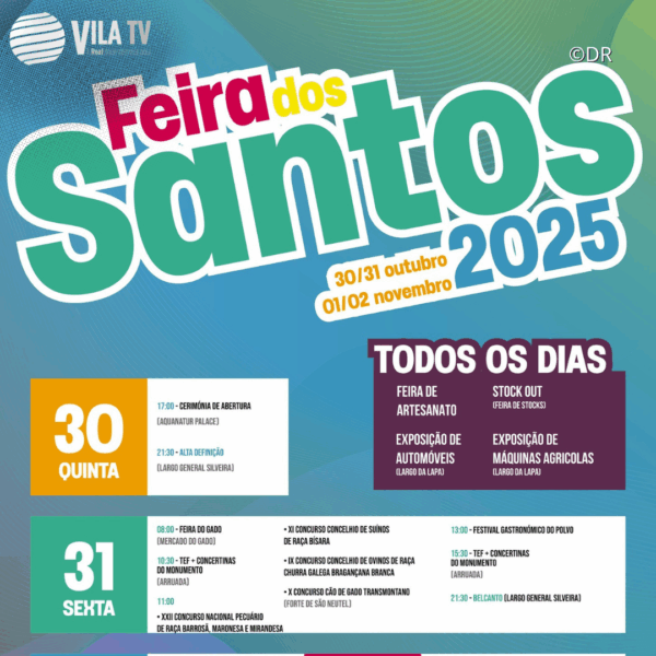 Feira dos Santos regressa a Chaves