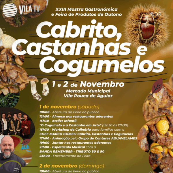 Mostra Gastronómica promove sabores de outono no Mercado Municipal de Vila Pouca de Aguiar