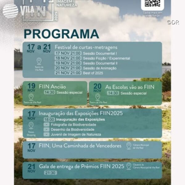 FIIN começa dia 17 de novembro em Vila Real com exposições e sessões de curtas-metragens