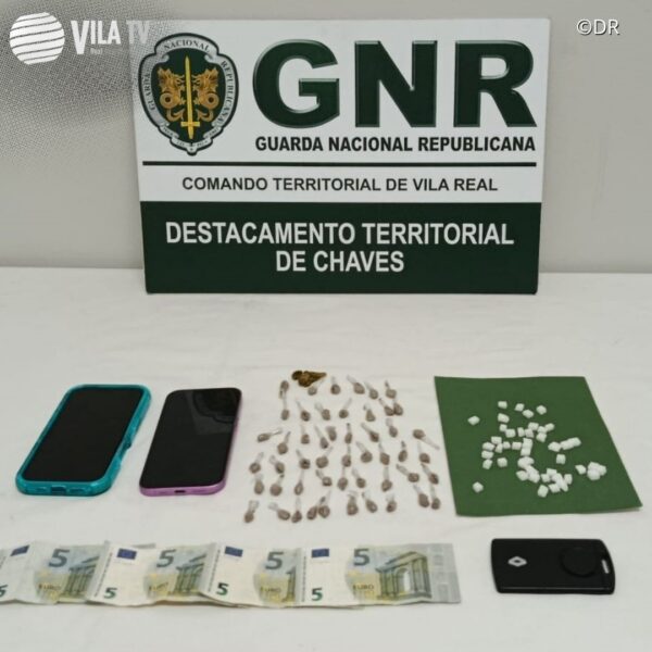 Dois detidos em Chaves por tráfico com mais de 120 doses de heroína