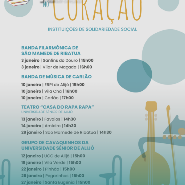 Alijó Leva Música e Teatro às IPSS do Concelho