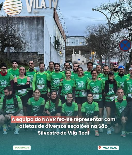 NAVR Marcou Presença na São Silvestre de Vila Real com 42 Atletas.