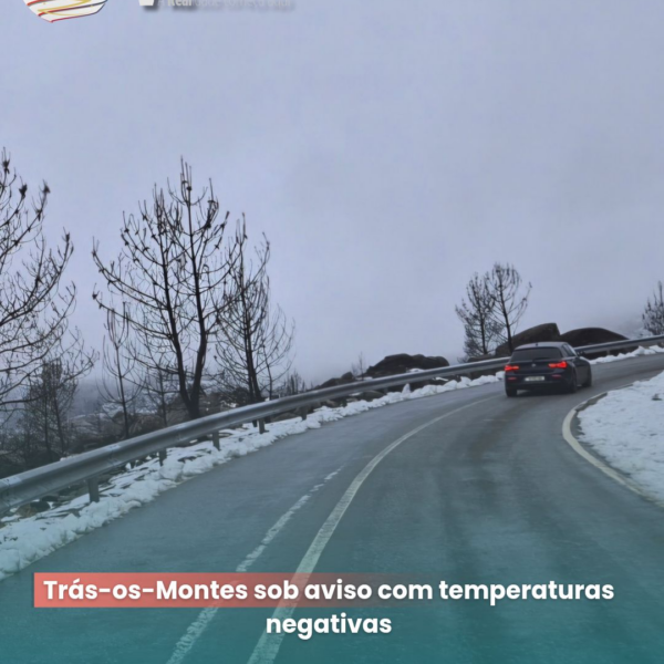 Frio Polar Faz Descer Temperaturas Abaixo de Zero em Vila Real e Bragança