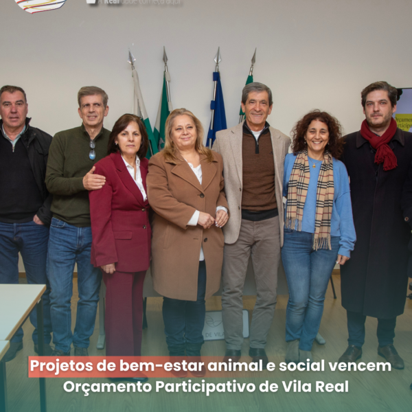 Projetos de Bem-Estar Animal e Social Vencem Orçamento Participativo de Vila Real
